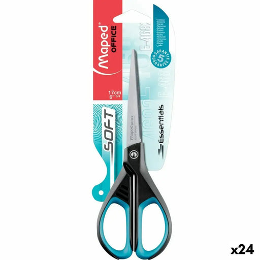 Ножици Maped Essentials Soft E4682 Черен Син Неръждаема