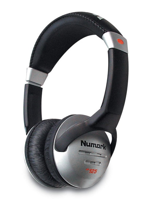 Слушалки/слушалки Numark HF125 с кабел, лента за глава, черен, сребрист