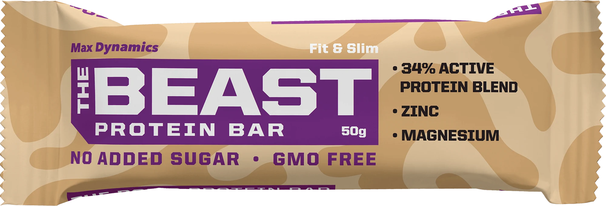 Протеинов бар The Beast с магнезий и цинк, 34% протеин, 50 g