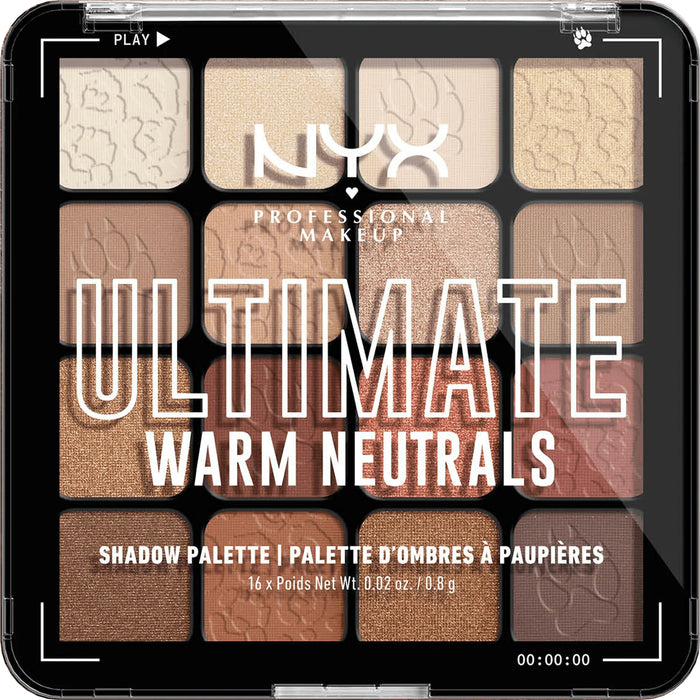 Палитра сенки за очи Ultimate 05W Warm Neutrals, 12,8 ml