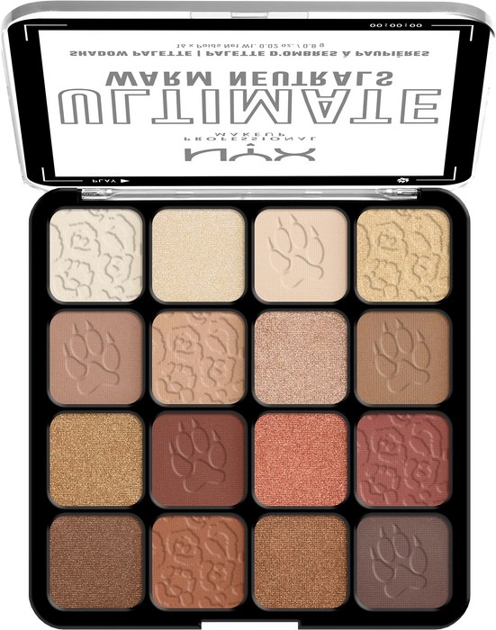 Палитра сенки за очи Ultimate 05W Warm Neutrals, 12,8 ml