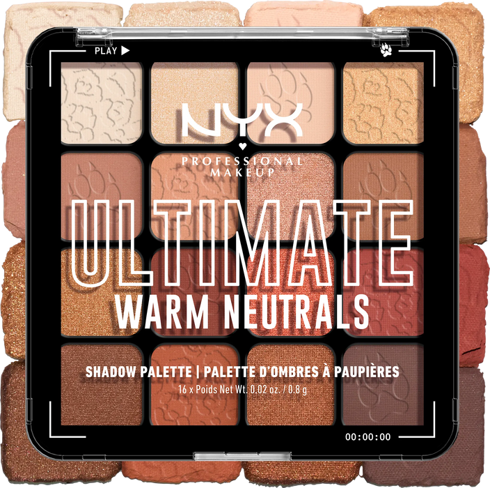 Палитра сенки за очи Ultimate 05W Warm Neutrals, 12,8 ml