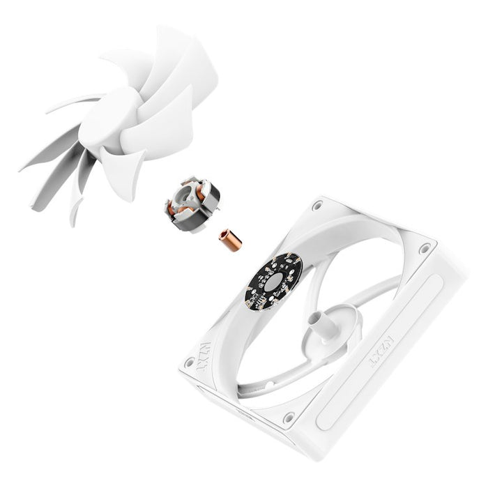 NZXT RF-Q12SF-W2 система за охлаждане на компютъра Кутия за компютър Вентилатор 12 см Бял 1 бр.