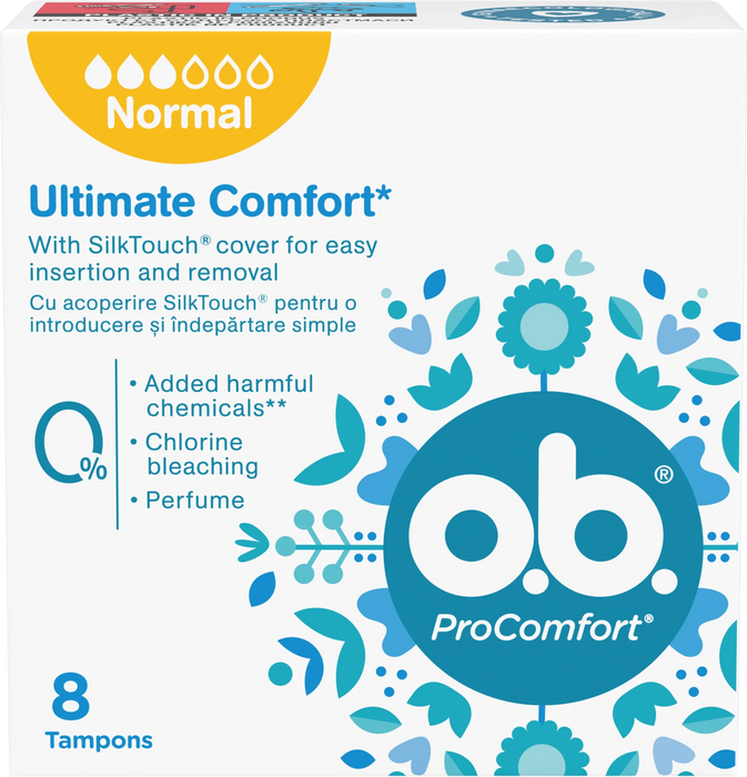 Тампони Ultimate Comfort Normal, 8 бр