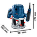 Оберфреза Bosch Blue GOF 130