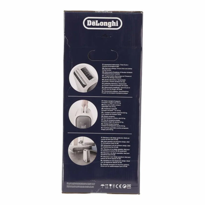 Обезвлажнител DeLonghi DNS65 Бял