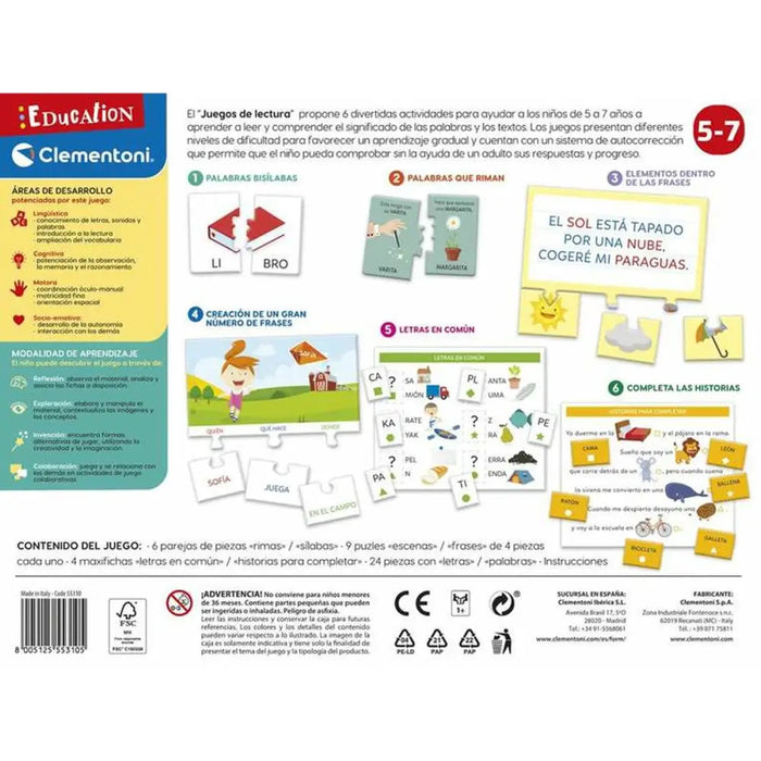 Образователна Игра Clementoni Aprendo A Leer 37 x 28,4 x 5