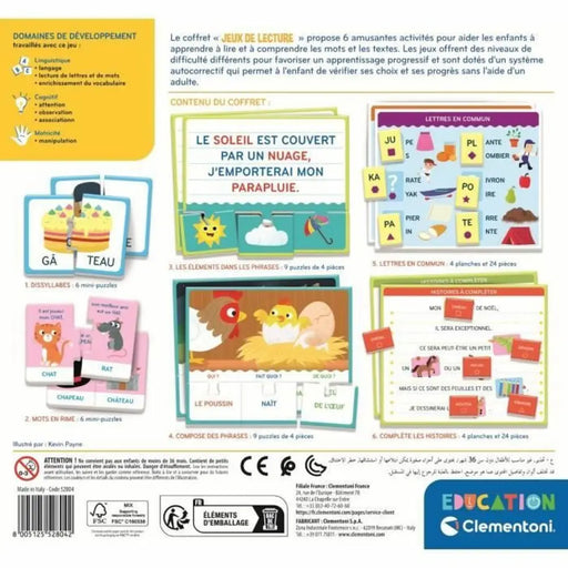 Образователна Игра Clementoni Jeux de lecture (FR)