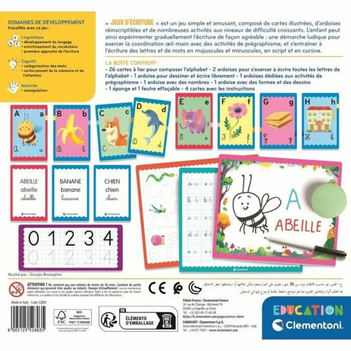 Образователна Игра Clementoni Jeux d’écriture (FR)