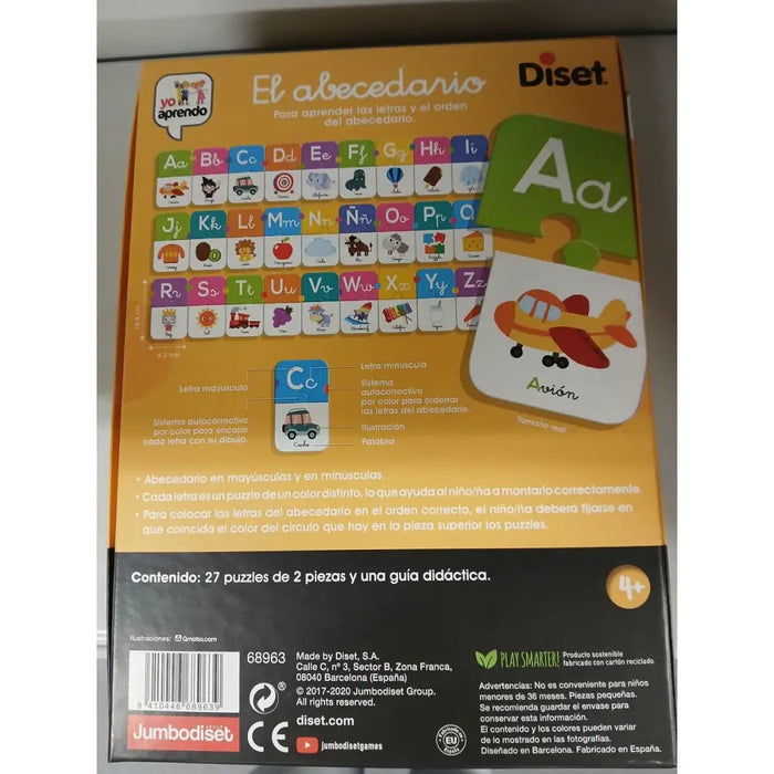 Образователна Игра Diset El Abecedario 54 Части
