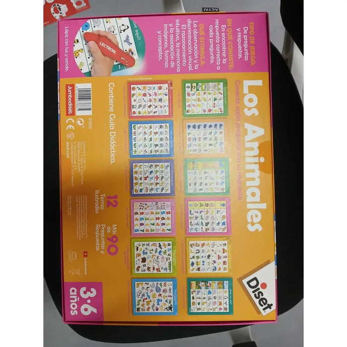 Образователна Игра Diset The animals Молив Светлини Със