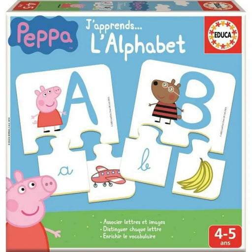 Образователна Игра Educa PEPPA PIG Abc (FR) Многоцветен (1