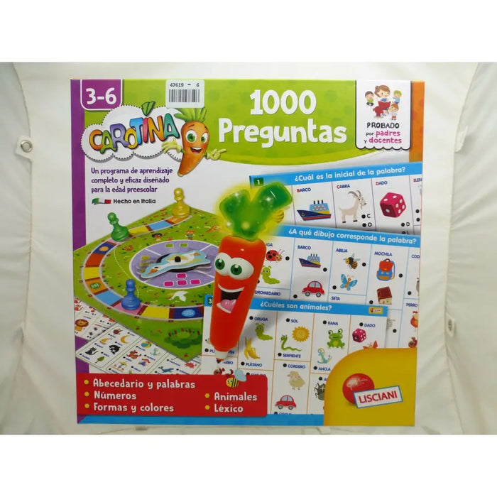 Образователна Игра Lisciani Giochi 1000 preguntas 27 x 6 x