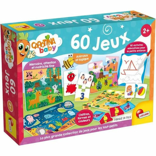 Образователна Игра Lisciani Giochi Carotina Baby 60 Jeux