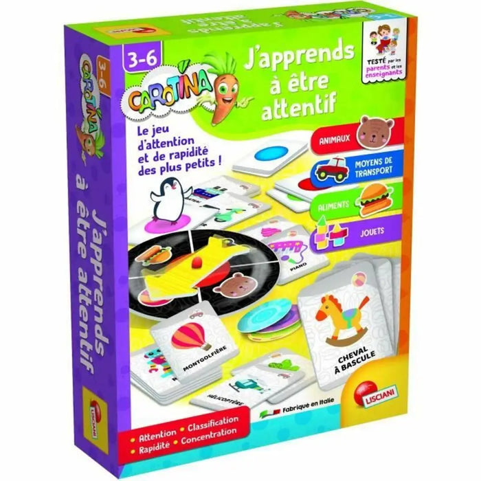 Образователна Игра Lisciani Giochi Carotina J’apprends