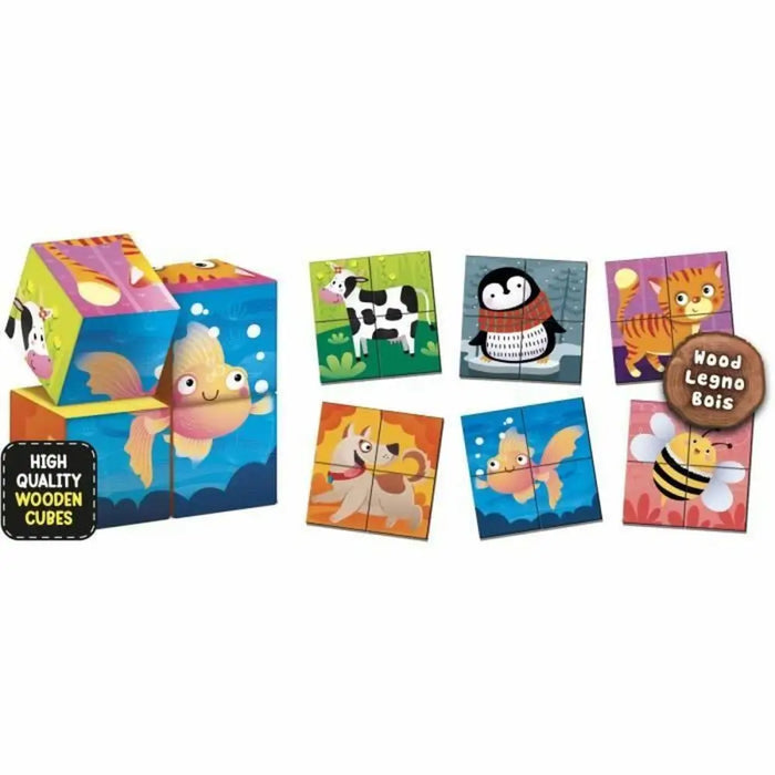 Образователна Игра Lisciani Giochi Cubes & Logic 2 in1 (FR)