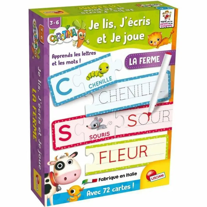 Образователна Игра Lisciani Giochi Je lis J´écris et je