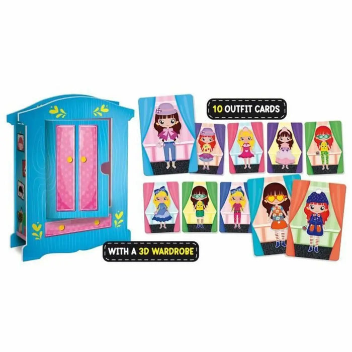Образователна Игра Lisciani Giochi Magnetic Fashion Doll