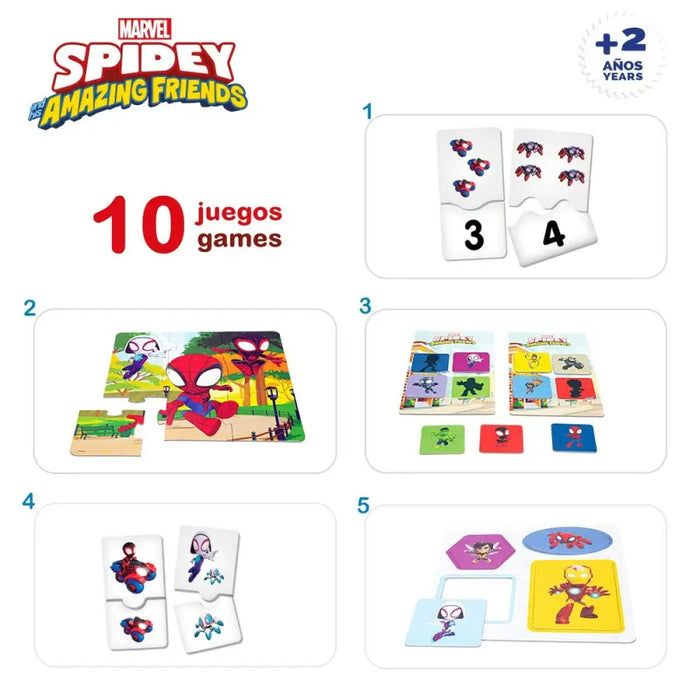 Образователна Игра Spidey 24,5 x 0,2 x 24,5 cm (6 броя) 10