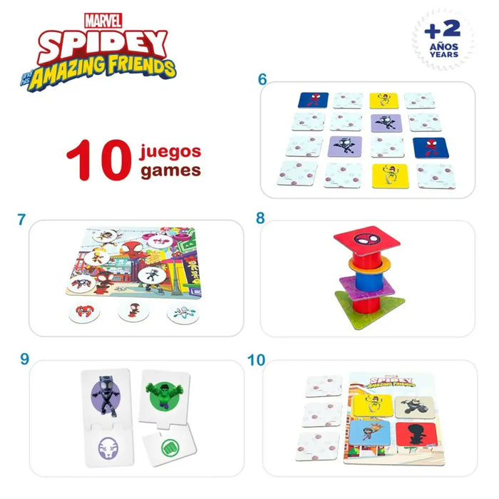 Образователна Игра Spidey 24,5 x 0,2 x 24,5 cm (6 броя) 10