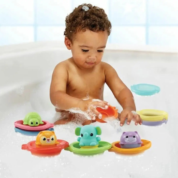 Образователна игра Vtech Baby Cofret de Bain empilo rigo