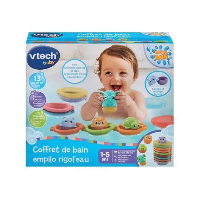 Образователна игра Vtech Baby Cofret de Bain empilo rigo