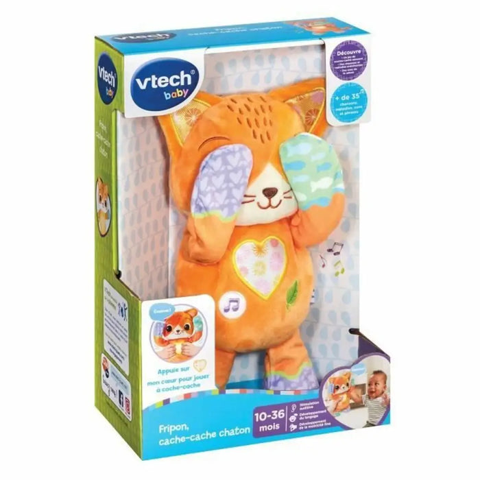 Образователна игра Vtech Baby Fripon cache-cahe chaton (FR)