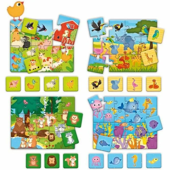 Образователна Игра Lisciani Giochi Les animaux
