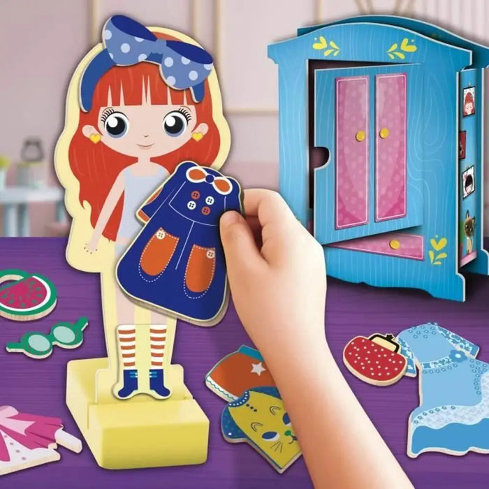 Образователна Игра Lisciani Giochi Magnetic Fashion Doll