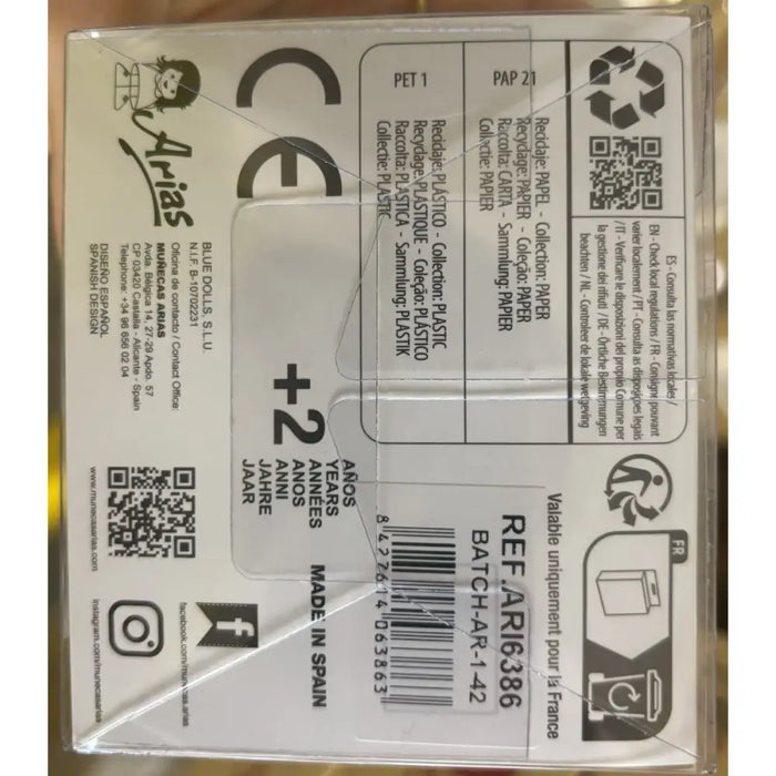 Обувки за кукли Arias Розов 40 cm