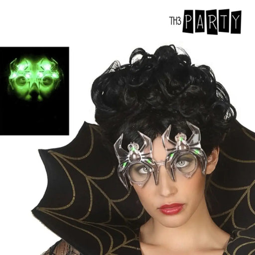 очила Зелен Паяк Halloween Светлина