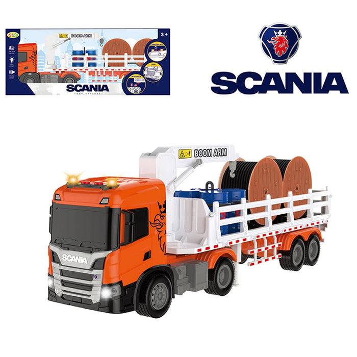 OCIE Scania Камион с Кран Светлини и Звуци