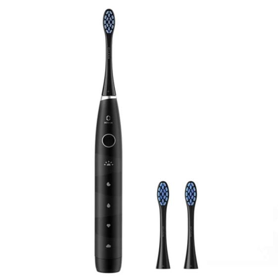 Ел. четка за зъби Oclean Flow S, 1.85W, 76000 об/мин, 5 режима, Таймер, Type-C, Антибактериална повърхност, Черна