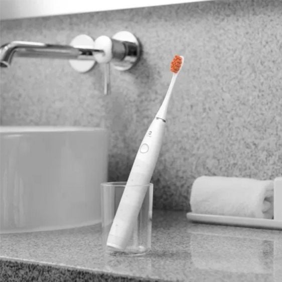 Ел. четка за зъби Oclean Flow S, 1.85W, 76000 об/мин, 5 режима, Таймер, Type-C, Антибактериална повърхност, Бяла