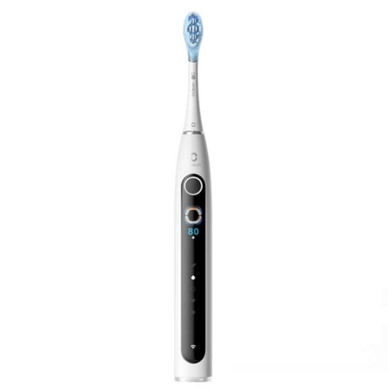 Ел. четка за зъби Oclean X Pro 20, AI, Maglev 4.0, 84000 об/мин, Wi-Fi, FlexFit, IPX7, Бяла