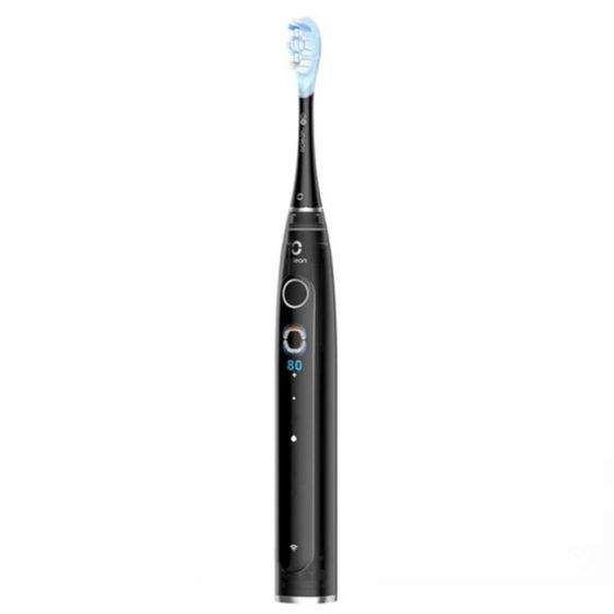 Ел. четка за зъби Oclean X Pro 20 Set, AI, Maglev 4.0, 84000 об/мин, Wi-Fi, FlexFit, IPX7, Черна