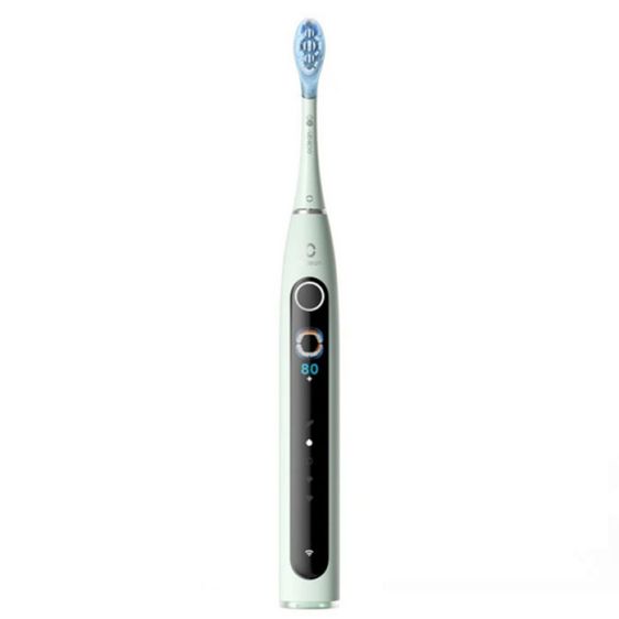 Ел. четка за зъби Oclean X Pro 20 Set, AI, Maglev 4.0, 84000 об/мин, Wi-Fi, FlexFit, IPX7, Зелена
