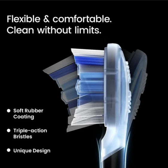 Ел. четка за зъби Oclean X Pro 20 Set, AI, Maglev 4.0, 84000 об/мин, Wi-Fi, FlexFit, IPX7, Бяла
