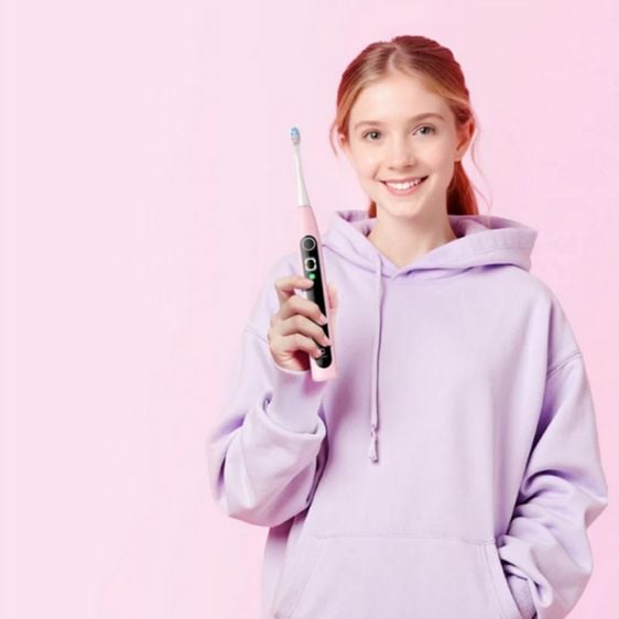 Детска ел. четка за зъби Oclean X Kids, 2.5W, 72000 об/мин, 5 режима, Таймер, Розова