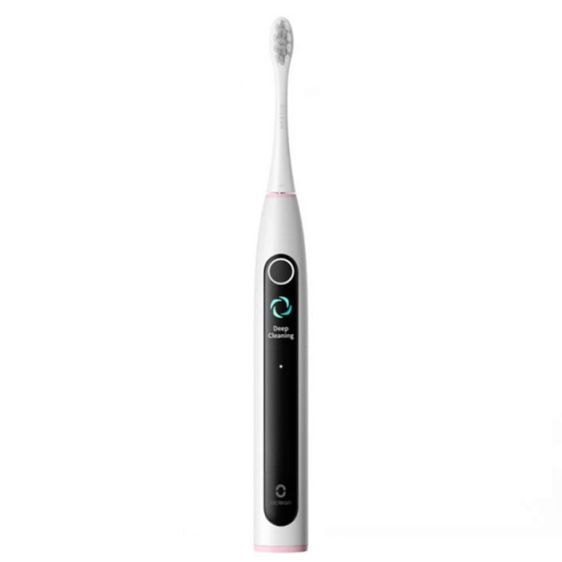 Ел. четка за зъби Oclean X Lite Set, 72000 об/мин, 5 режима, Smart, Тъчскрийн, + Калъф, Светлосива