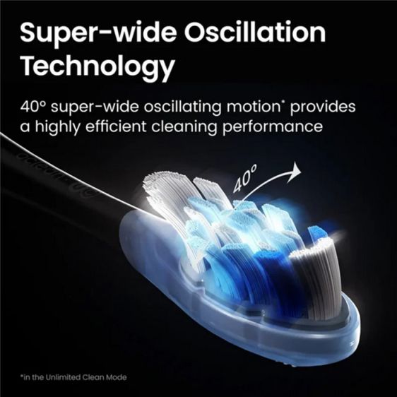Ел. четка за зъби Oclean X Ultra 20, AI гласов асистент, 84000 об/мин, Wi-Fi, Bluetooth, Зелена