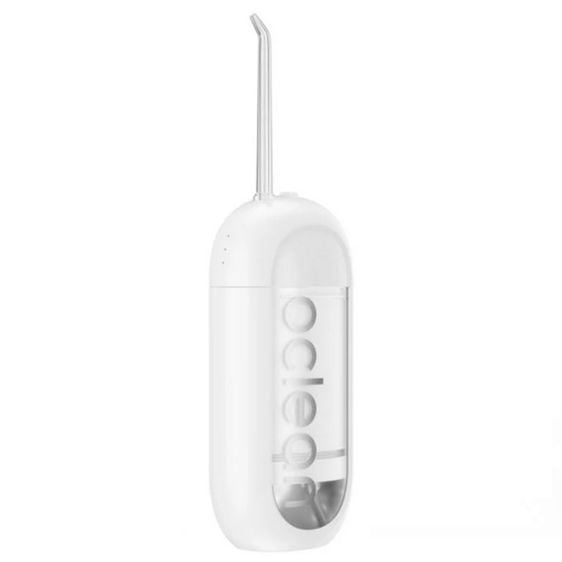 Зъбен душ Oclean W10 Lite, 3 режима, 2 накрайника, 1200 импулса в минута, До 140 PSI, Бял