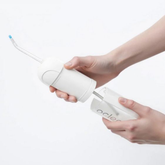 Зъбен душ Oclean W10 Lite, 3 режима, 2 накрайника, 1200 импулса в минута, До 140 PSI, Бял