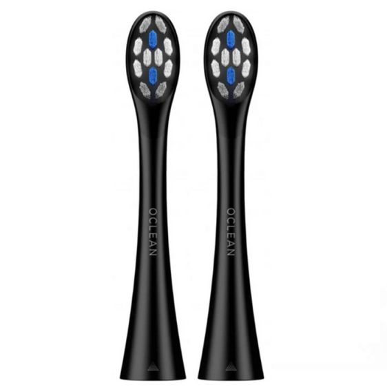 Комплект 2 бр. резервни глави за ел. четка за зъби Oclean Delicate Care Brush Head, Мека, За деца, Черен