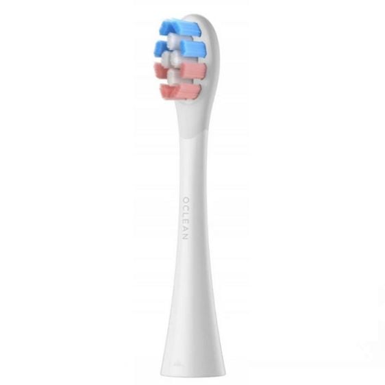 Комплект 6 бр. резервни глави за електрическа четка за зъби Oclean Delicate Care Brush Head, Мека, Бели