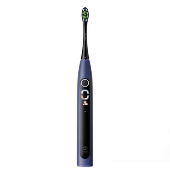 Ел. четка за зъби Oclean X Lite Set, 72000 об/мин, 5 режима, Smart, Тъчскрийн, + Калъф, Тъмно синя