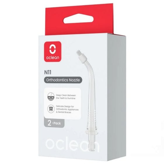 Комплект 2 бр. накрайници за ортодонтия Oclean N11, Съвместим с W10, Дълбоко почистване