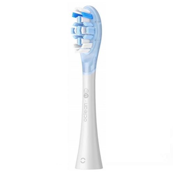 Комплект 6 бр. резервни глави за ел. четка за зъби Oclean Ultra Clean Brush Head, Твърда, Бели
