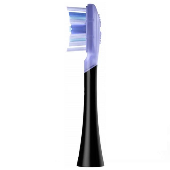 Комплект 2 бр. резервни глави за ел. четка за зъби Oclean Ultra White Brush Head, Твърда, Черни