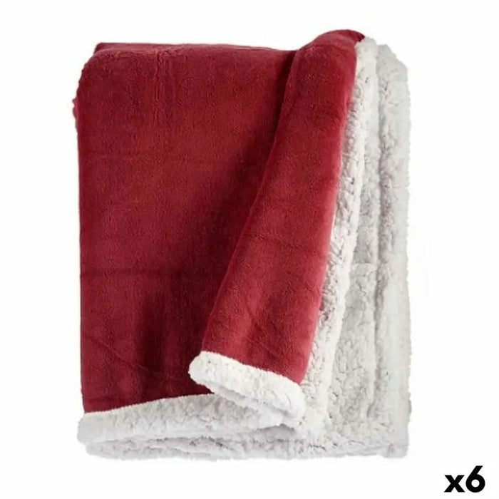 Одеяло Gift Decor Бял Тъмно розово 130 x 1 x 170 cm (6 броя)